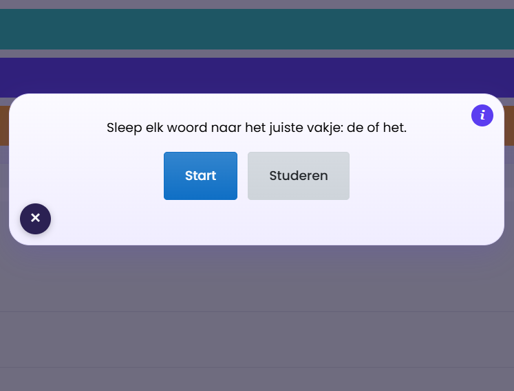 Article Game (de/het)